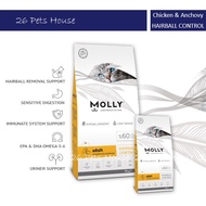MOLLY Super Premium Cat Food Hairball Control 15KG | Makanan Kucing Molly