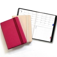 手帳 2026 年 4 月開始 A5 B6【週曆月曆】分類日記 附鬆緊帶封套 Legend Plus 合成皮革