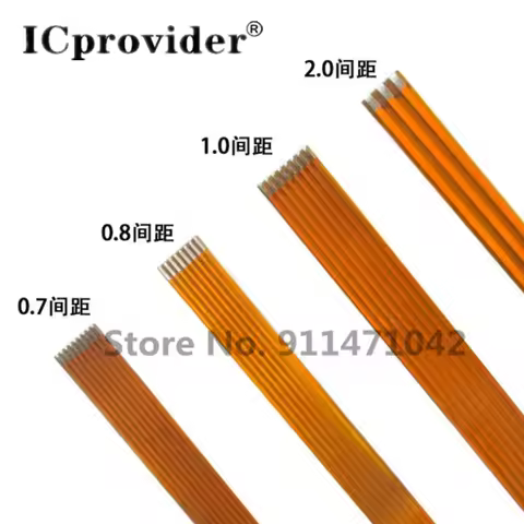 2Pcs FPC FFC Cable PCB Wire Connector 0.7/0.8/1.0mm Pitch 3 4 5 6 8 9 10 12 16 18 20 22 24 28 30 36