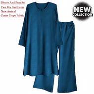 THE HOTTEST SELLING. FAIZA SUIT. SUIT WOMEN, BLOUSE + LOOSE PANTS, BLOUSE + SELUAR, READY STOCK