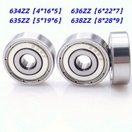 Deep Groove Ball Mini Bearing 634ZZ 635 636 638-Z Bearing Steel