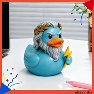 [PO] Mythological Duck Figurine Zeus Duck Ornament Zeus Duck Figurine Greek Mythology God Duck Resin