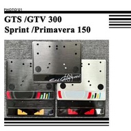 台灣現貨適用Vespa 偉士牌 Sprint Primavera 150 GTS 300 GTV 衝刺春天 車牌框 牌照