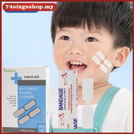 74OIX 10Pcs Zipper Band-aid Painless Wound Closure Device Suture-free Wound Dressing Patches Zip Sut