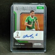 Panini Prizm Fifa World Cup Qatar Carlos Vela #I-CVE International Ink 2022 Card auto autograph sign