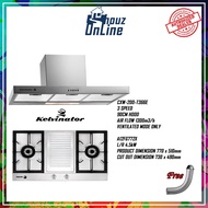 [STOCK CLEARANCE] LIMITED OFFER STAINLESS STEEL SERIES DESIGN KELVINATOR HOOD FAGOR HOB CXW-200-T366