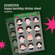 Seventeen Happy Burstday Sticker Sheet
