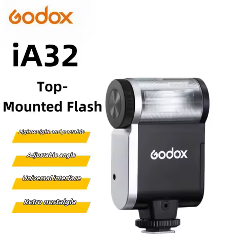 Godox iA32 Mini Camera Flash 6200K CCT Manual Flash For Fuji Sony zv1 zve10 Ricoh gr3 Nikon Olympus 