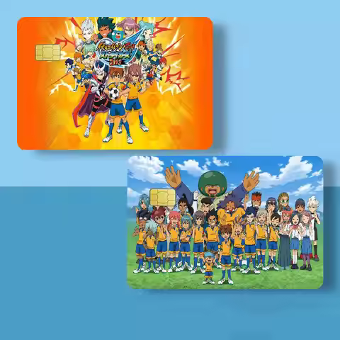 Anime I-Inazuma E-Eleven Diy Credit Debit Card Sticker Party Sticker Decoration Waterproof Small Chi