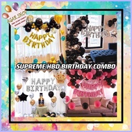 ⭐ ✆ AGAR.SHOP Supreme Happy Birthday Balloon Set 18/30/50/60 Birthday Balloon Set Birthday Party Dé