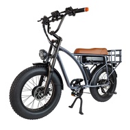 Tiemahun (US Warehouse) SMLRO Dual Motor Driven Electric Bike for adults, E5 Plus 2000W 48V 18AH 4.0
