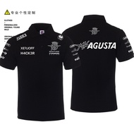 Pakaian Menunggang Motosikal MV Agusta Baju Polo Peminat T-Shirt Lengan Pendek Berkolar Lelaki dan W