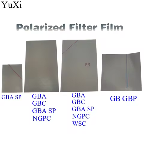 1Pcs Polarized Filter Film Sheet For Gamboy Advance GBA SP GB DMG GBP GBA GBC NGP WSC Backlit Screen