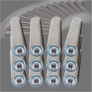 12 Pcs Unpowered Conveyor Roller, Industrial Conveyor Belt Replacement Roller 40 36 28 24 22 20 18 1