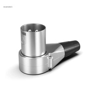 EC 3 Pin XLR Angle Adapter Durable Metal 3-Pin Connector Microphone Plug Male Female Multi-direction