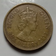 Koin Hongkong 10 Cent th 1965