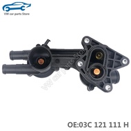 03C121111H Thermostat Cooling Housing Assembly For EA111 Engine 1.4T POLO Golf Tiguan Passat B7 CC E