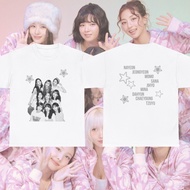 TWICE Lolla Palooza Fanmade Kpop TWICE T-Shirt TWICE World TOUR T Shirt Cotton Tee-shirt Short Sleev