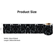 2Pcs Self-adhesive Waist Line Decorative Strip Bathroom Skirting Line Floor Tiles Waterproof Peel &amp; Stick Wall Sticker YX005
