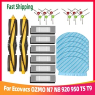 สำหรับ Ecovacs Deboot OZMO N7 N8 920 950 T5 T9 Yeedi 2หุ่นยนต์ไฮบริดอะไหล่เครื่องดูดฝุ่นตัวกรองล้อแป