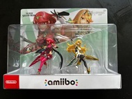 Switch 異度神劍 Xenoblade Amiibo Figure: Homura Pyra + Hikari Mythra (大亂鬥系列)