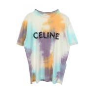 【二手】Celine CELINE短袖T卹，鉚釘Logo，紮染，圓領，純棉T卹，男款，二手 B
