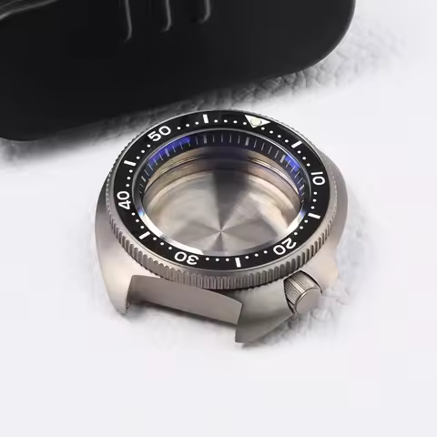 HEIMDALLR watch case Turtle 6105 super luminous Titanium diving case fit Seiko mod for NH35A NH36A A