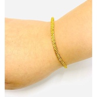 KG  EMAS KOREA/BANGKOK 24K 916 GELANG TANGAN JAGUNG BRACELET