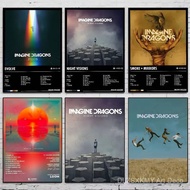 American Rock Band I-imagine Dragons Poster High Quality Dorm Living Room Aesthetic Wall Decoration 