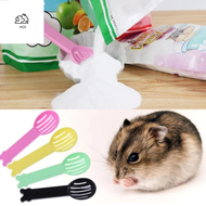 HGII Mini Hamster Sand Scoop Plastic Random Color Hamster Toilet Cleaning Scoop Hamster Food Spoons Pet Bath Spoon Hamster Shovel For Guinea Pig Hedgehogs