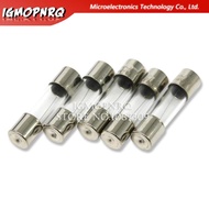 10PCS 5x20 Glass fuse tube 250V 0.1A ~ 25A 5*20 high quality fuse 5*20 0.2A 0.25A 0.3A 1A 1.25A 2A 2