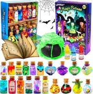 Magic Potions Craft Kit for Kids - Mix 20 Glow Witch Potion Bottles Fairy Magic Potions Making Kit -