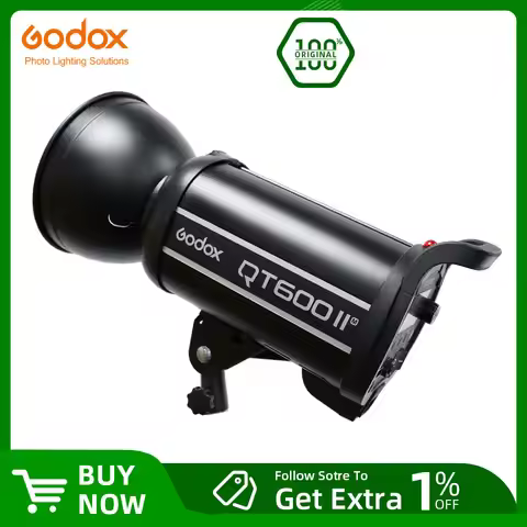 Godox QUICKER 600II 600WS GN76 1/8000s High Speed Sync Flash Strobe Light with Built in 2.4G Wirless