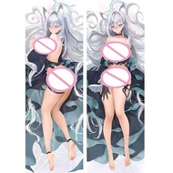 Cartoon Sunaokami Shiroko Pillowcase Dakimakura Costum Cosplay Props Blue Archive Hugging Bed Pillow