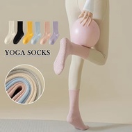 Women's Silicone Non-slip Mid-tube Yoga Socks For Fitness Dance Pilates S2e6