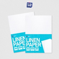 A4 210 GSM Linen Paper - 20 Sheets