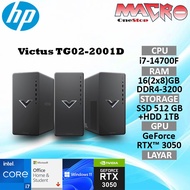 Hp PC Victus TG02-2001D i7-14700F 16GB(2x8GB) SSD512GB+HDD 1TB W11+OHS