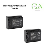 Viloso for Sony NP-FZ100 fz100 LCD Dual Type-C Charger OR Camera Battery NP-FZ100