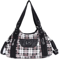 Angel Kiss Purses Women, Large Shoulder Bag Hobo Tote Purse Mutipocket Faux Leather Satchel Hobo Pur