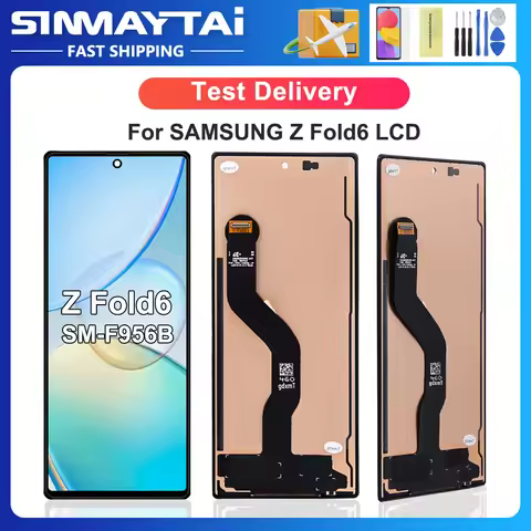 For Samsung Z Fold6 5G Tested For Z Fold6 F956B F956U F956N F956W F9560 LCD Display Touch Screen Dig