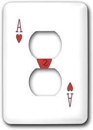 3dRose lsp_76551_6 Ace of Hearts Playing Card Red Heart Suit Gifts For Cards Game Players of Poker B