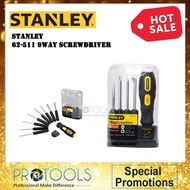 STANLEY 62-511 9WAY SCREWDRIVER SET