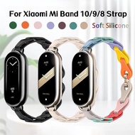 Silicone Strap For Xiaomi Mi Band 10/9/8 Bracelet Wristband For Smart Watch Mi Band 8 Mi Band 9 Band