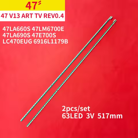 LED Backlight strip for 47" V13 ART TV REV 0.4 1 L+R-Type 6920L-0001C 47LA660S 47LM6700E 47LA690S 47