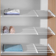 B2U Adjustable Closet Shelf Storage Rack, Cabinet Organizer Shelf Divider Layered Partition Expandab