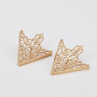 Pin Kerah Kemeja Bros (1 Pasang) Lapel Pin Brooch Dewasa Pria Bowtie Kupu Collar Pin Classic