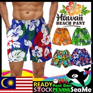 ⬛ SEA-ME ⬛【FREE SIZE】Fashion Leisure Beach Hot Shorts Pants Hawaii Casual Wear Sport + 2 Pockets