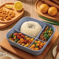 Mindéa 食品級矽膠方形四格便當盒