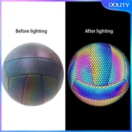 [dolity] Size 5 Soft PU Leather Sports Training Luminous Volleyball Ball for Beach Playground