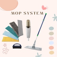 Norwex Mop System Wet Tile Chenille Outdoor Cleaning Mop Set